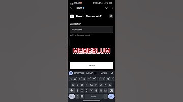 How to memecoin blum code