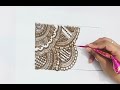 Easy stylish mehandi design | simple easy mehandi design | @Uniquemehandidesign #easymehndi #mehndi 