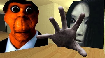 Monkey Boss & Cursed Ghost Are HUNTING Me Down In This Hallway! Nextbots