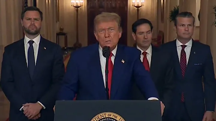 WATCH: President Trump speaks following US strikes on Iranian nuclear sites