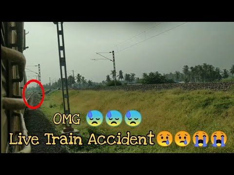 Live Train Accident Train Hits Man Rip Indian Railway's Wag9Hc Continus Honking