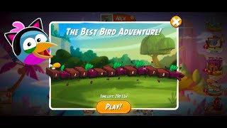 BJ's Gaming: Angry Birds 2 The Best Bird Adventure Levels 1-4 (Fail At 5) (04/01/2022)