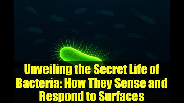 Unveiling the Secret Life of Bacteria: How They Sense and Respond to Surfaces