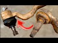 How to restoration tie rod end mazda e2200  mazda e2200 steering assembly tie rod end restoration