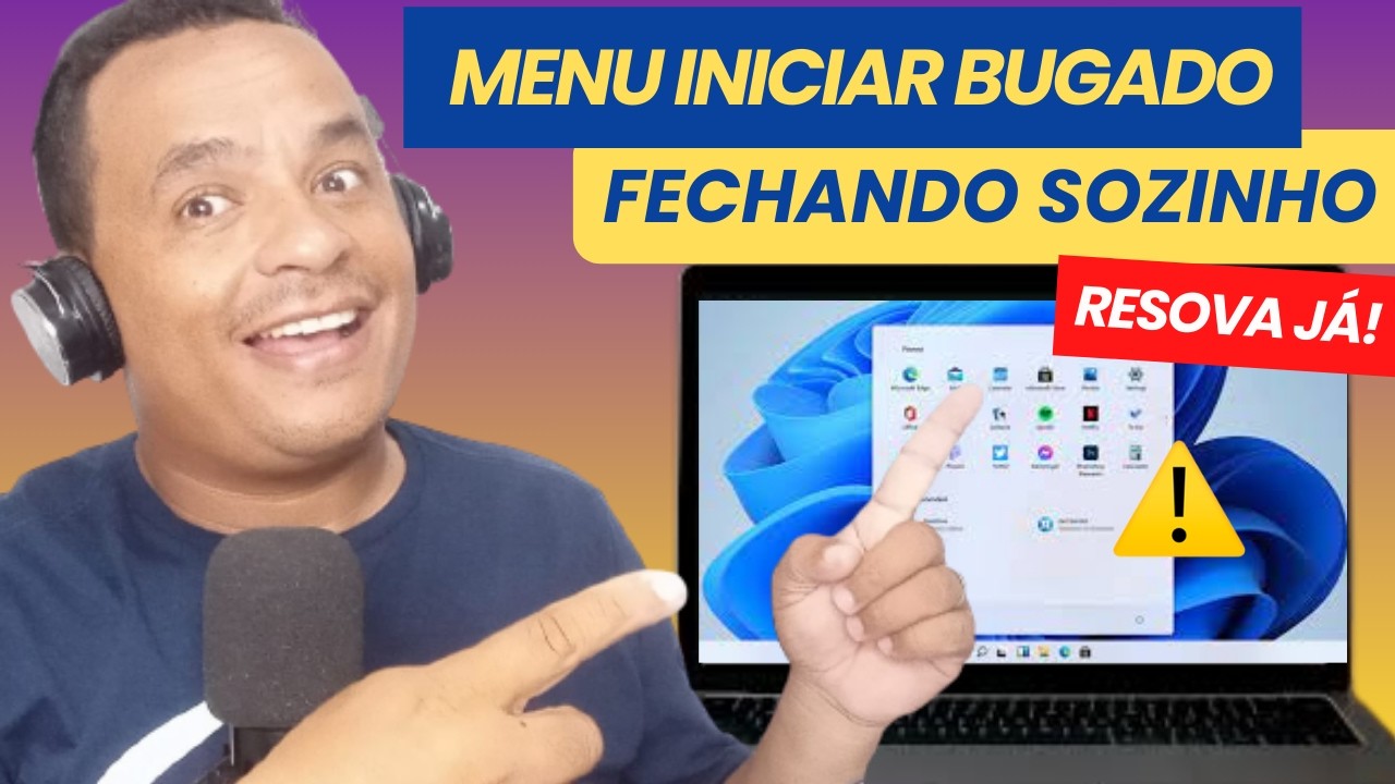 Menu Iniciar Fechando Sozinho no PC? Como Resolver - YouTube