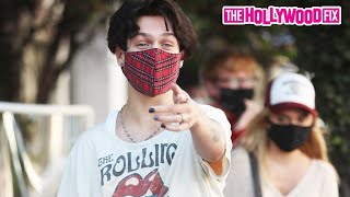 Chase Hudson Channels Harry Styles & The Rolling Stones During A Business Lunch At The Ivy 11.12.20