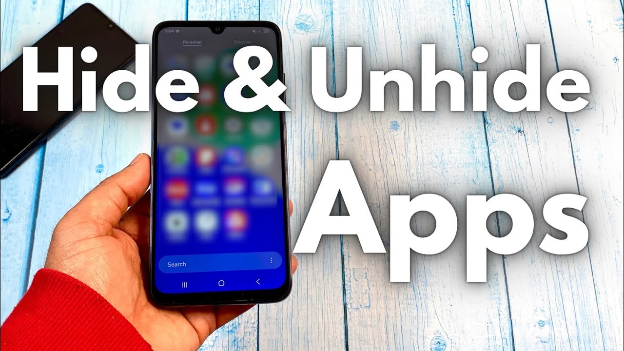 How to Hide & Unhide Apps in Android Phone - YouTube