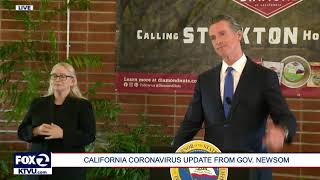 WATCH: Gov. Newsom to give coronavirus in California update