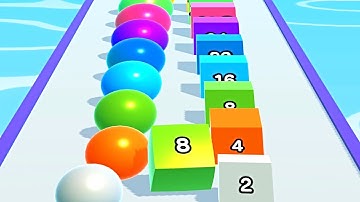 Ball Run 2048 Merge Number ! MAX LEVELS Gameplay Walkthrough New Update Part 232 android, ios