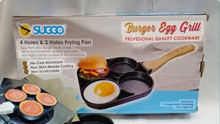 UNBOXING DAN REVIEW BARANG BELANJA ONLINE SHOP PART 5 || BURGER EGG GRILL