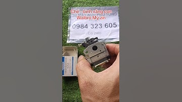Chế hoà khí bình xăng con Walbro Mỹ dùng cho máy cắt cỏ thổi lá tỉa rào hàng zin chính hãng mới