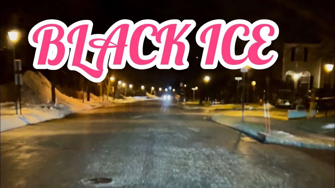 How to drive on BLACK ICE Safely. |#icy |#winter |#blackice - YouTube