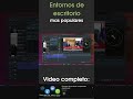 Entornos de escritorio mas populares #linux