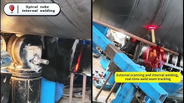 Weld Navigator® Seam Tracking for Precise Inner and Outer Spiral Pipe Welding#seamtracking #welding