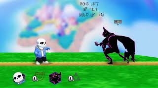 PROJECT M EX REMIX 0.95 B SANS MOVESET SHOWCASE