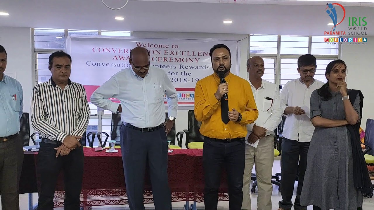 Experience Of Conversation Program Shared By Sanjoy Bhattacharjee Principal Iris World School Youtube
