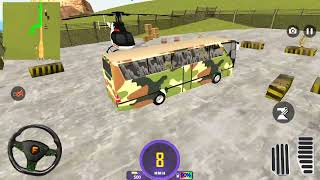Military Coach Soldier Transporter Offroad US Army Bus Driving Android gameplay screenshot 2