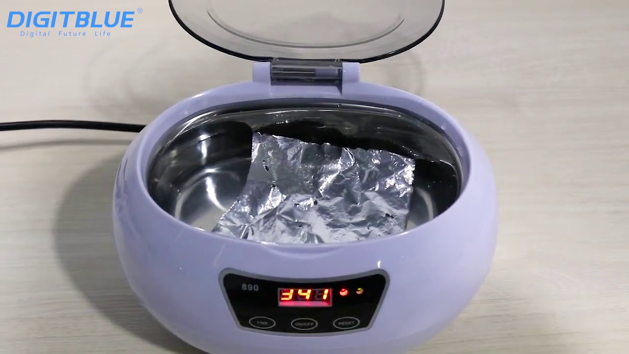 Professional Ultrasonic Jewelry Cleaner with Digital Timer for Eyeglasses, Rings, Coins YouTube