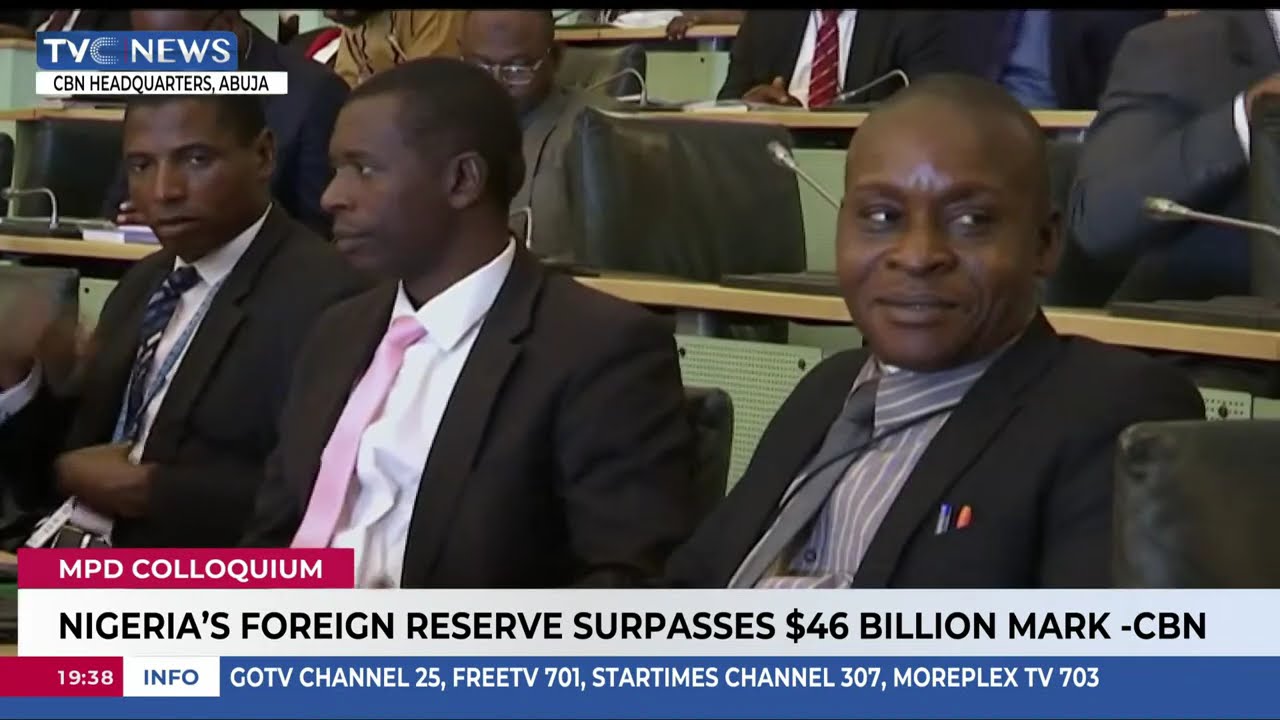 Nigeria's Foreign Reserve Surpasses $46 Billion Mark - CBN