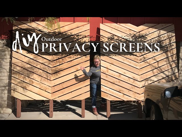 DIY Outdoor Privacy Screen with Bug Hotel — Empress of Dirt