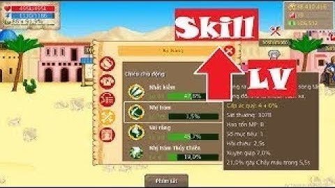 [HTTH] Hướng dẫn up skill cho các ae mới chơi và cho ae lv 4x !!!