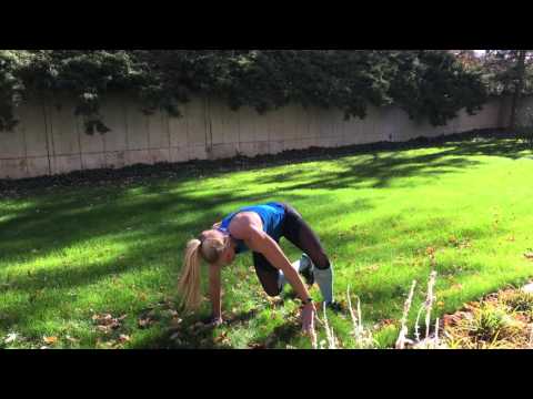 Break dance kick through burpee