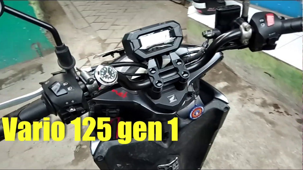 Komparasi Tampilan Vario 125 Modif Stang Beat Street YouTube