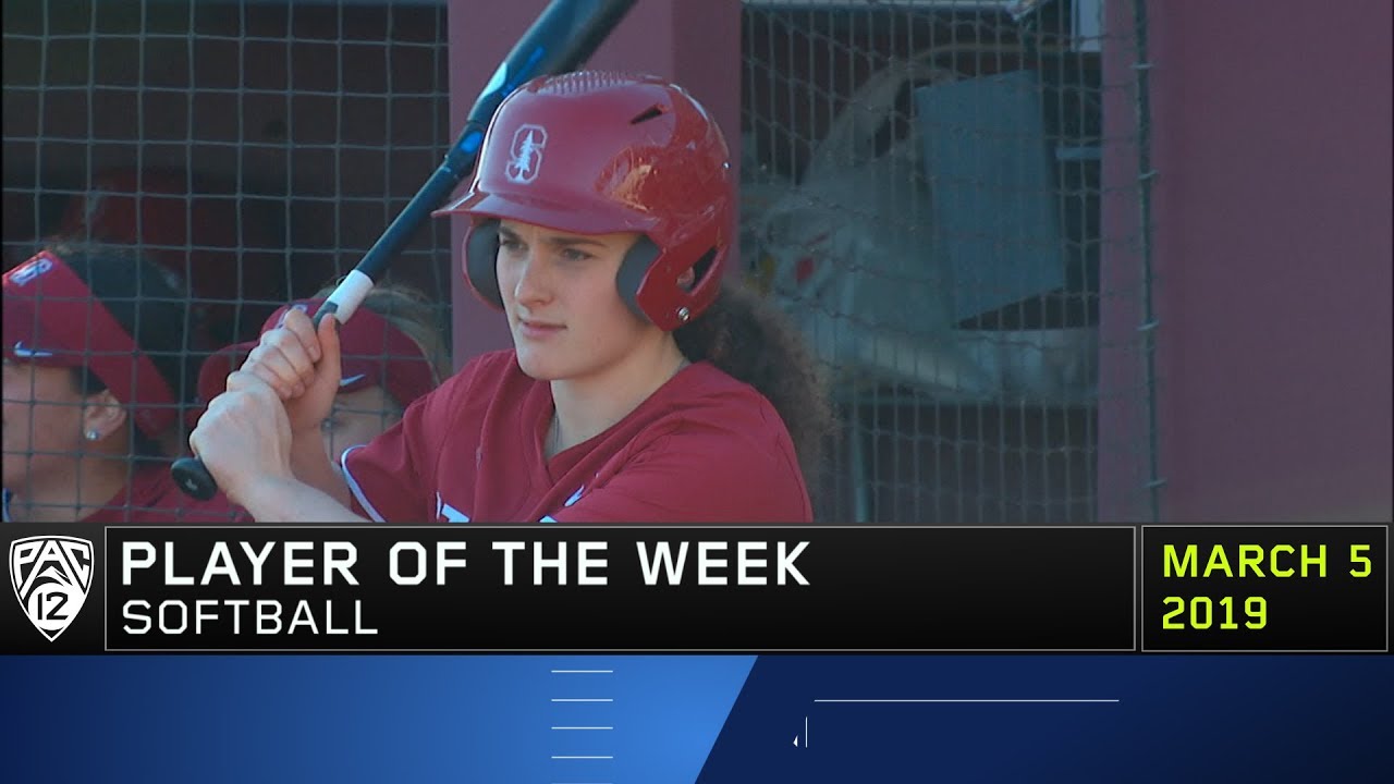 Stanford's Teaghan Cowles earns Pac-12 Softball Player of the Week honor after leading the... football score