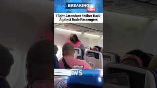 Flight Attendant Strikes Back Against Rude Passengers #news #shorts