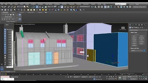 3DsMax Tutorials, Learn 3D Modeling an Exterior of London Street from Scratch in 3dsmax ( Part 4)