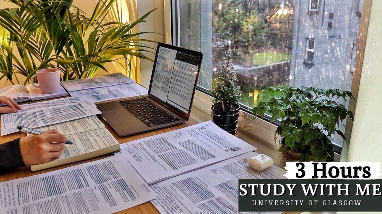 Study With Me Live!! [Pomodoro + Rain] Revision season