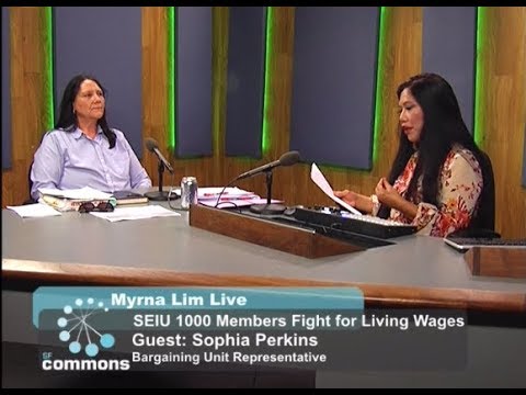 SEIU 1000 Fight for Living Wage w:Charts Illustrated