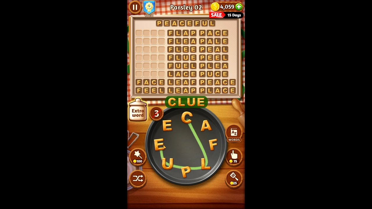 Word Cookies Parsley Levels 1-6 - Breathtaking Chef Answers