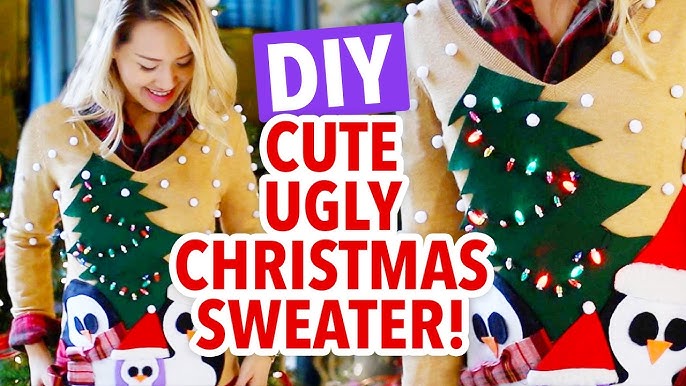 Get Ready for Ugly Christmas Sweater Season With These 16 DIY Ideas -  Callie blog