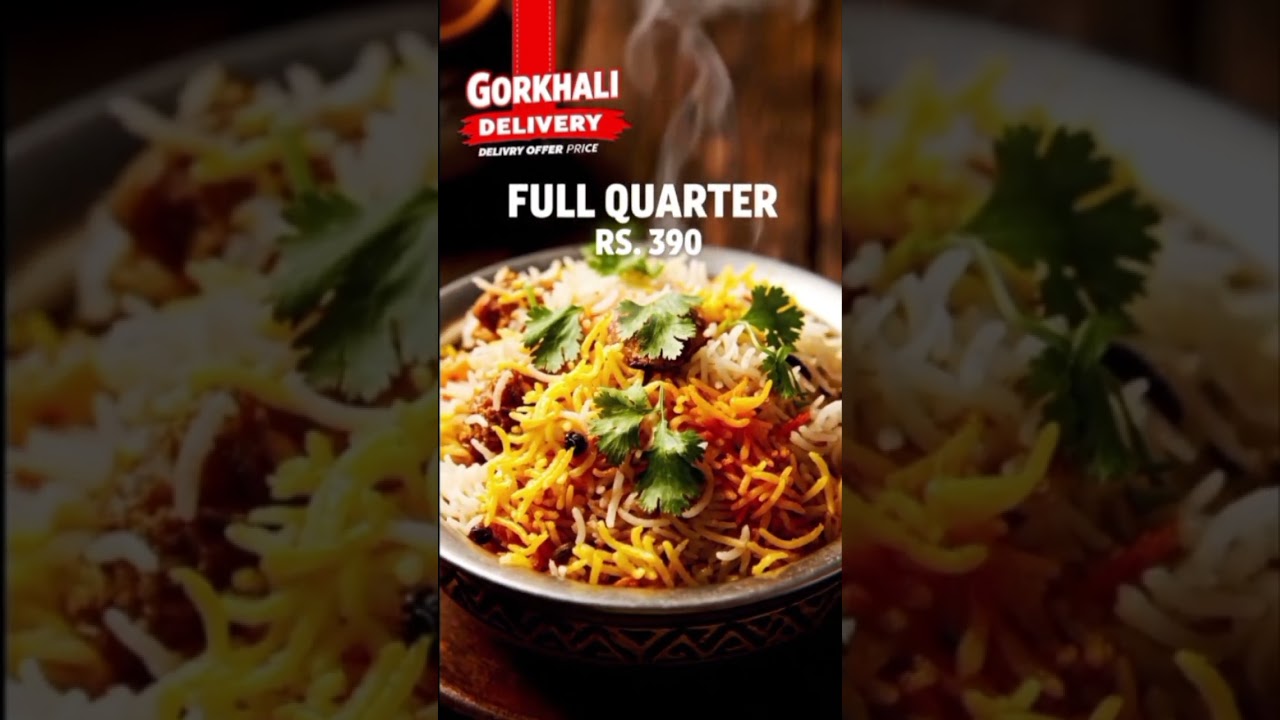 🔥Biryani Offer! Full Quarter Rs.390 😍Half Quarter Rs.200😋