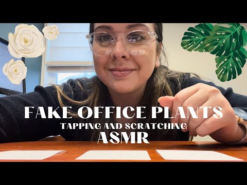 🌱 FAKE PLANTS 🌱 SCRATCHING & TAPPING - FAST AND AGGRESSIVE ASMR (looped)