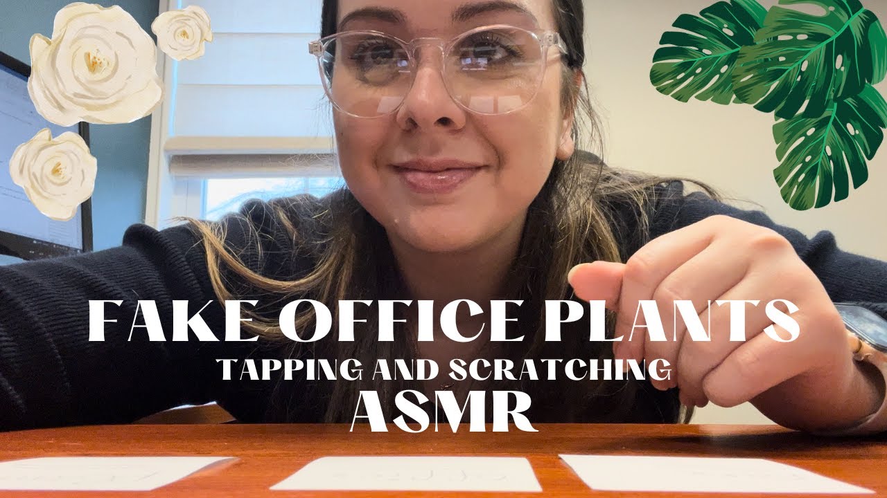 🌱 FAKE PLANTS 🌱 SCRATCHING & TAPPING FAST AND AGGRESSIVE ASMR (looped) YouTube