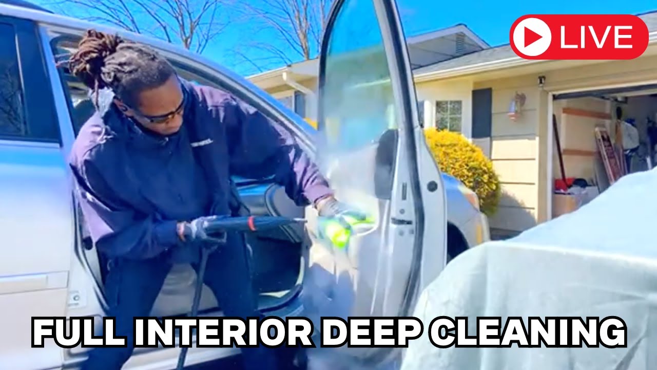 Car Detailing Deep Cleaning Toyota Highlander ChiefSteamer YouTube
