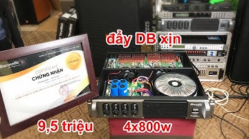 DB acoustic TA-408 ( 4x800w/8ohm ) , mạch đời mới rất hay . lh 0363553277