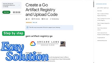 Create a Go Artifact Registry and Upload Code | #qwiklabs | #arcade | Lab Solution | Google Cloud