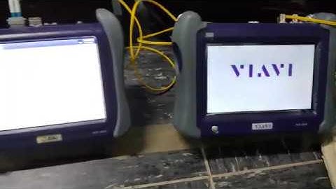 quick view of devices used for 10 Gig  ports testing MTS 5800 JDSU VIAVI 5800