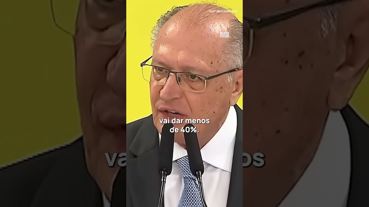🔥Alckmin diz que não há decisão do governo sobre taxa das blusinhas e defende manutenção🔥