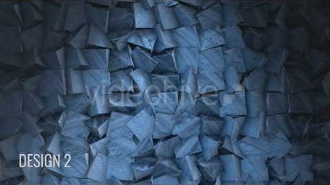 Rotating Cubes Abstract Background