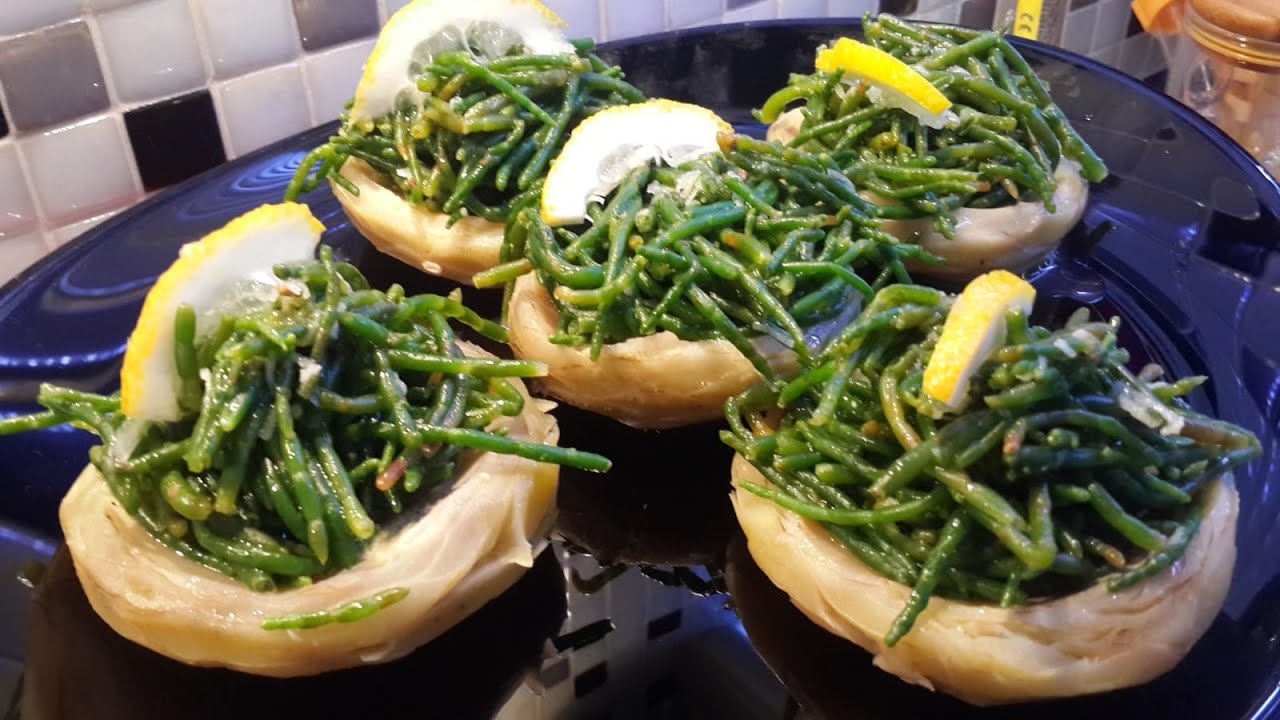 Enginar Çanağında Deniz Börülcesi Salatası | Ege'nin Lezzetleri | Vegan Yemek Tarifleri