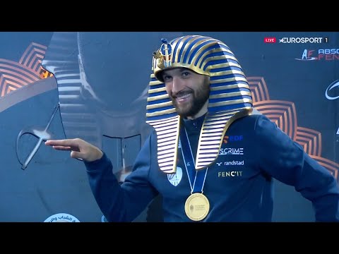 Mondiaux escrime - La Marseillaise pour Romain Cannone et Ysaora Thibus