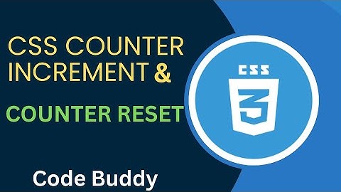 CSS Counter-Increment & Counter-Reset Tutorial in Hindi / Urdu