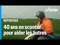 Micheline, 40 ans à mobylette pour aider les autres