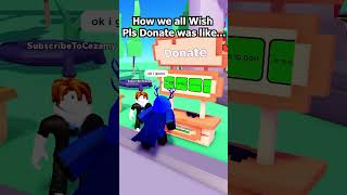 How we all wish Pls Donate was like... #roblox #plsdonate #shorts