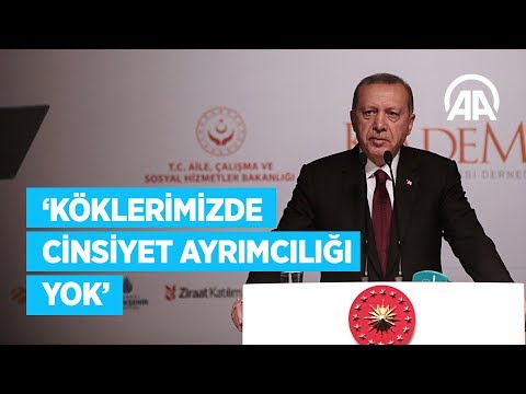 Cumhurbaşkanı Erdoğan, 3. Uluslararası Kadın ve Adalet Zirvesinde konuştu