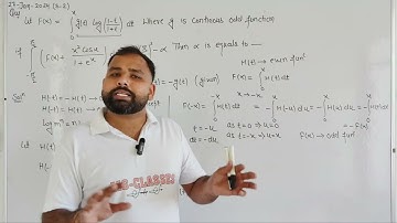 Qus-25 |Let f(x)=inte g(t)*ln((1-t)/(1+t)) dt from 0 to x where g is odd function. If inte (f(x) +..